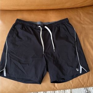 Vuori Men's Black Athletic Shorts